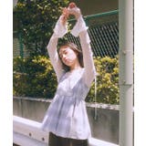 フロッキードットメロープルオーバー | earth music&ecology | 詳細画像3