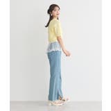 チュールレースヘムインナー | earth music&ecology  | 詳細画像6 