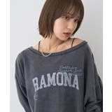 ランダム刺繍オフショルプルオーバー | earth music&ecology | 詳細画像20