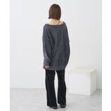 ランダム刺繍オフショルプルオーバー | earth music&ecology | 詳細画像10