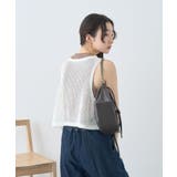 フラワー刺繍メッシュベスト | earth music&ecology | 詳細画像11