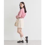 ベルト付きタブデザインショートパンツ | earth music&ecology  | 詳細画像10 