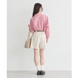 ベルト付きタブデザインショートパンツ | earth music&ecology  | 詳細画像11 