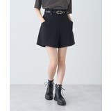 ベルト付きタブデザインショートパンツ | earth music&ecology  | 詳細画像17 