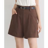 ベルト付きタブデザインショートパンツ | earth music&ecology  | 詳細画像29 