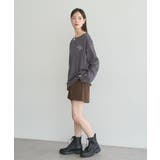 ベルト付きタブデザインショートパンツ | earth music&ecology  | 詳細画像35 