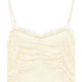 フロントギャザー起毛レースミニワンピース | earth music&ecology | 詳細画像13