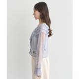 SET2点ラッフルレースブラウス+キャミソール | earth music&ecology | 詳細画像29