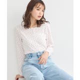 ピンク | 【WEB限定】アイレットジャカードタイトプルオーバー | earth music&ecology 