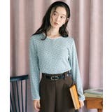 フラワーイエロー | 【WEB限定】アイレットジャカードタイトプルオーバー | earth music&ecology 