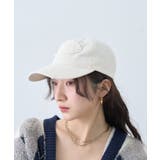 アイボリー | ダメージロゴキャップ | earth music&ecology 