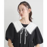 セーラーカラーレース付け襟 | earth music&ecology  | 詳細画像3 