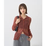 ストレッチレースシャツ | earth music&ecology | 詳細画像9