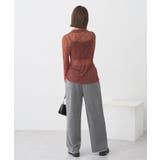 ストレッチレースシャツ | earth music&ecology  | 詳細画像14 