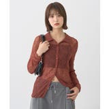 ストレッチレースシャツ | earth music&ecology  | 詳細画像9 