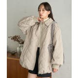 【WEB限定】ダブルステッチキルティングコート | earth music&ecology | 詳細画像11