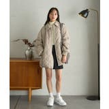 【WEB限定】ダブルステッチキルティングコート | earth music&ecology | 詳細画像13