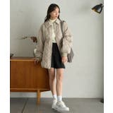 【WEB限定】ダブルステッチキルティングコート | earth music&ecology | 詳細画像14