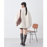 【WEB限定】ダブルステッチキルティングコート | earth music&ecology | 詳細画像26