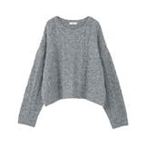 モヘヤタッチケーブルニットプルオーバー | earth music&ecology  | 詳細画像29 