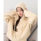 モヘヤタッチケーブルニットプルオーバー | earth music&ecology  | 詳細画像20 