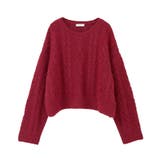 モヘヤタッチケーブルニットプルオーバー | earth music&ecology  | 詳細画像30 