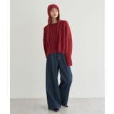 モヘヤタッチケーブルニットプルオーバー | earth music&ecology  | 詳細画像7 