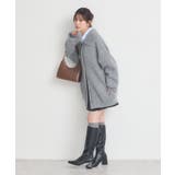 襟付きニットアウター | earth music&ecology  | 詳細画像12 