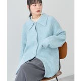 襟付きニットアウター | earth music&ecology  | 詳細画像15 