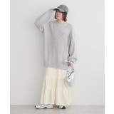 メロー切替フレアスカート | earth music&ecology  | 詳細画像15 