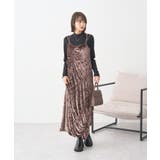 クラッシュベロアシャーリングワンピース | earth music&ecology | 詳細画像7