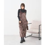 クラッシュベロアシャーリングワンピース | earth music&ecology | 詳細画像8