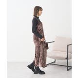 クラッシュベロアシャーリングワンピース | earth music&ecology | 詳細画像9