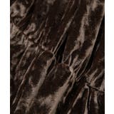 クラッシュベロアシャーリングワンピース | earth music&ecology | 詳細画像23