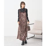 クラッシュベロアシャーリングワンピース | earth music&ecology  | 詳細画像7 