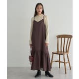 アソートサテンキャミワンピース | earth music&ecology | 詳細画像6