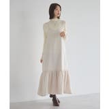 エクリュ | アソートサテンキャミワンピース | earth music&ecology