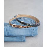 ダブルメタルカン 細ベルト | earth music&ecology | 詳細画像1