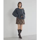 オフショルフェザーニットプルオーバー | earth music&ecology  | 詳細画像3 