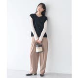 フラワーモチーフニットベスト | earth music&ecology  | 詳細画像11 