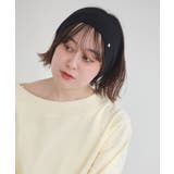 ブラック | リブニットターバン | earth music&ecology