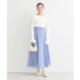 シアーチェックスカート | earth music&ecology | 詳細画像11