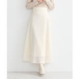 シアーチェックスカート | earth music&ecology | 詳細画像2