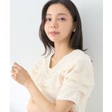 ぽこぽこカット袖タックプルオーバー | earth music&ecology | 詳細画像16