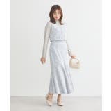 カットソーツイードマーメイドスカート | earth music&ecology | 詳細画像6