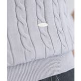 半袖ケーブルニットプルオーバー | earth music&ecology | 詳細画像26