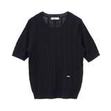 半袖ケーブルニットプルオーバー | earth music&ecology | 詳細画像38