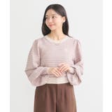 配色バックリボンプルオーバー | earth music&ecology | 詳細画像13