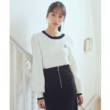 配色バックリボンプルオーバー | earth music&ecology | 詳細画像3