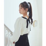 配色バックリボンプルオーバー | earth music&ecology | 詳細画像4